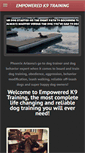 Mobile Screenshot of empoweredk9.com